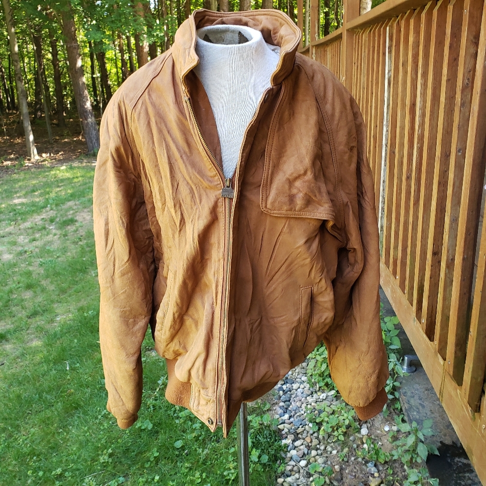 Vintage Adventure Team Marlboro Leather Jacket